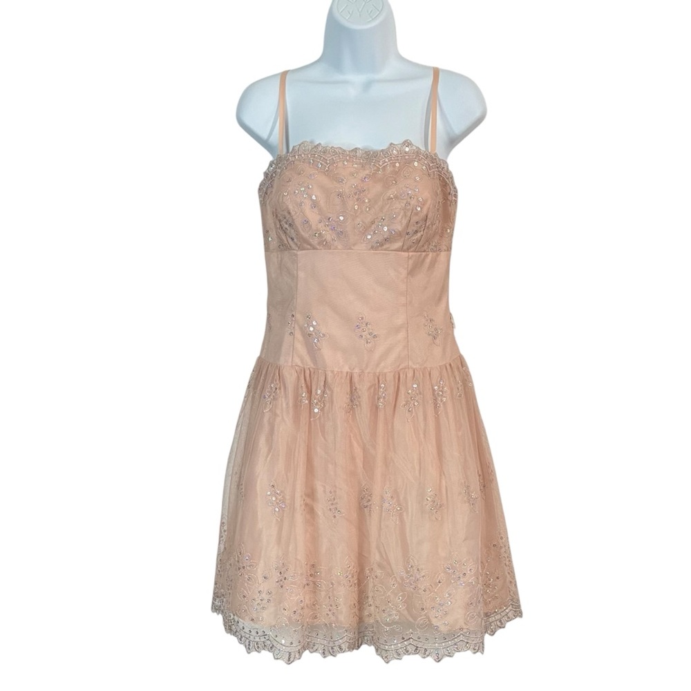 IGNITE EVENINGS by Carol Lin Formal Strapless Dress Sz 8
